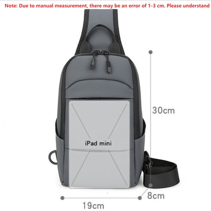 Waterproof Sling Bag for Men – Large Capacity Chest Pack