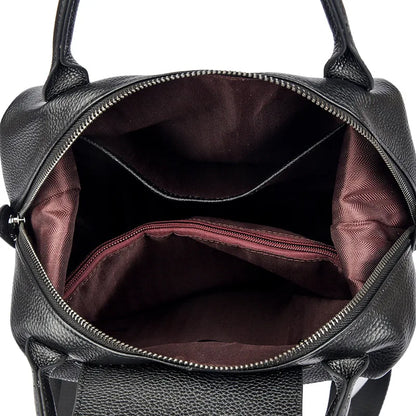 Genuine Leather Women Backpack – Luxury Designer Style