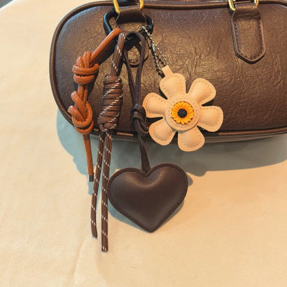 Sunflower Bag Charm – Exquisite Floral Keychain Accessory