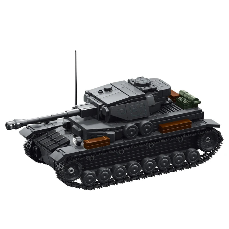 Panzer IV Tank Building Blocks MOC Set – WWII German Tank
