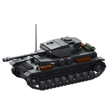 Panzer IV Tank Building Blocks MOC Set – WWII German Tank