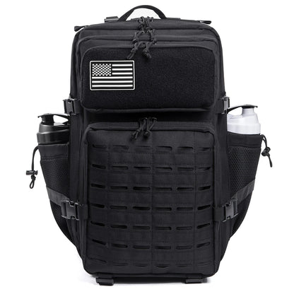 45L Tactical Backpack with Bottle Holder – MOLLE Rucksack for Men