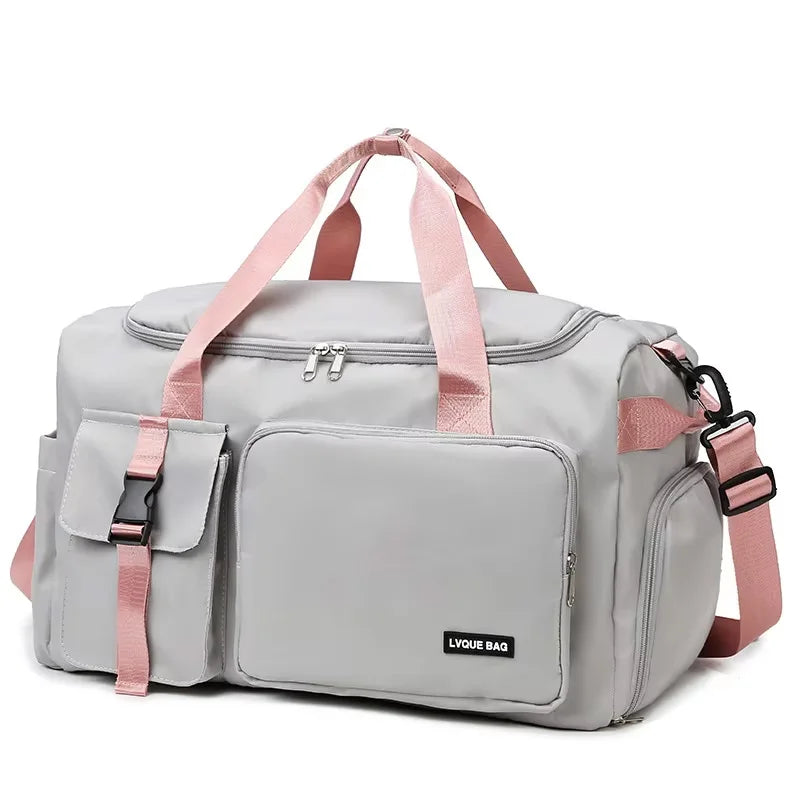 Women's Travel Duffle Bag – Multifunctional Gym & Weekender Backpack