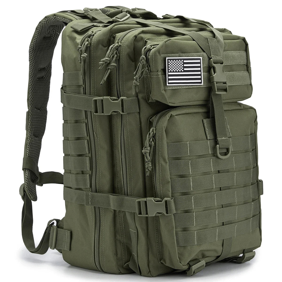 45L Tactical Backpack – Men's MOLLE Military Assault Pack