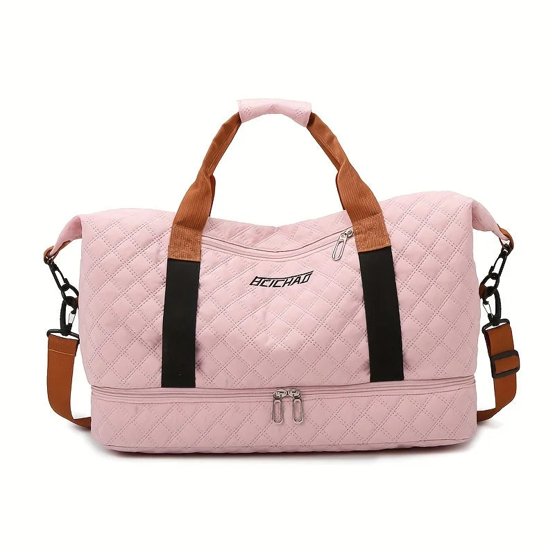 Travel Duffle Bag with Shoe Compartment – Large Weekender