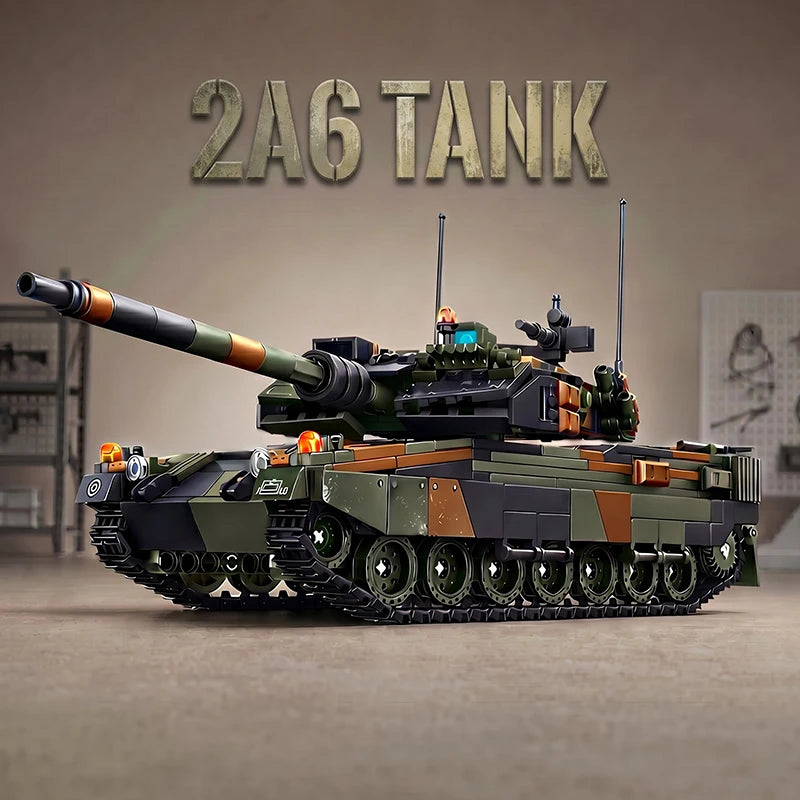 Military Tank MOC Building Blocks Set – 903 Pcs Armored Vehicle Model