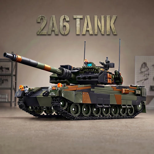 Military Tank MOC Building Blocks Set – 903 Pcs Armored Vehicle Model