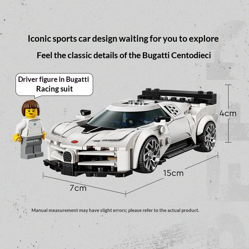 LEGO Speed Champions 77240 Bugatti Centodieci Hypercar Set
