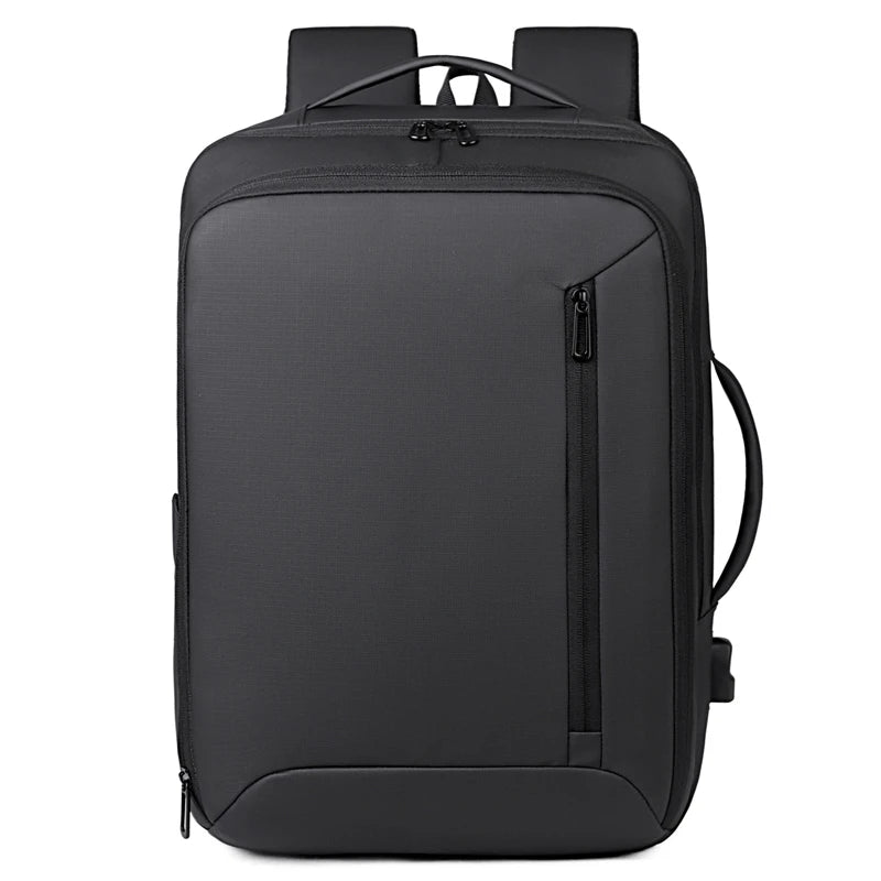 Multi-Pocket Travel Backpack with USB Charging Port – Water-Resistant Business Bag for Men
