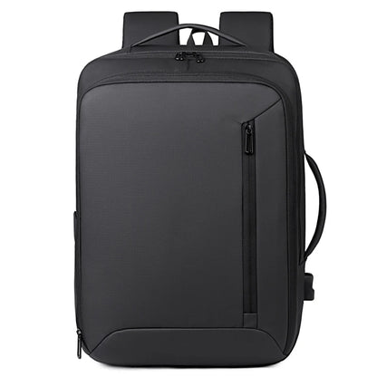 Multi-Pocket Travel Backpack with USB Charging Port – Water-Resistant Business Bag for Men