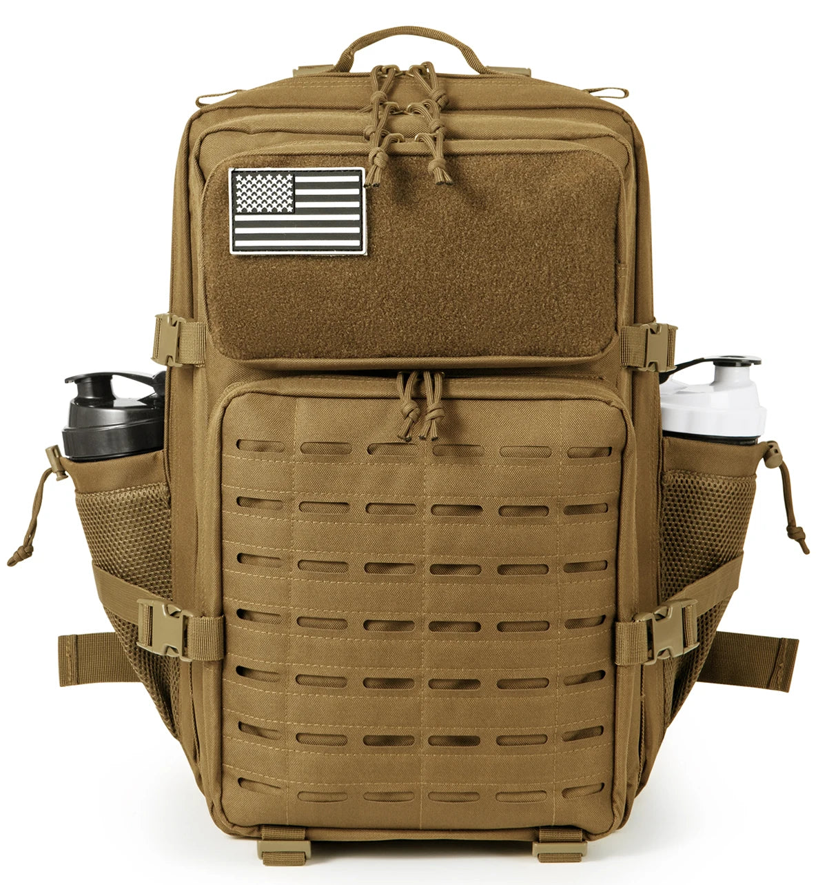 45L Tactical Backpack with Bottle Holder – MOLLE Rucksack for Men