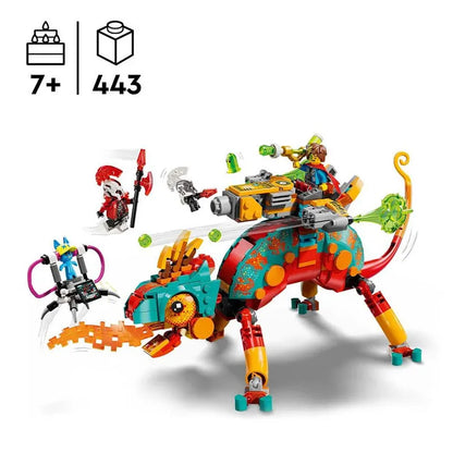 LEGO DREAMZzz 71492 Mateo's Fire Chameleon 2-in-1 Building Set | 443 Pieces