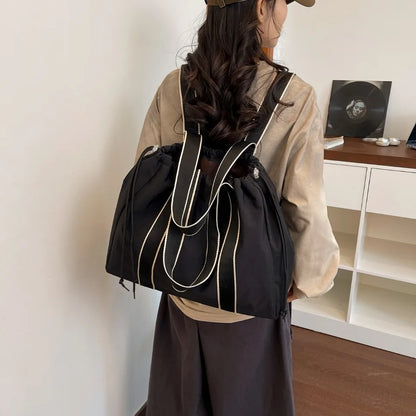 3-in-1 Convertible Women's Large Capacity Nylon Handbag – Travel & School Backpack