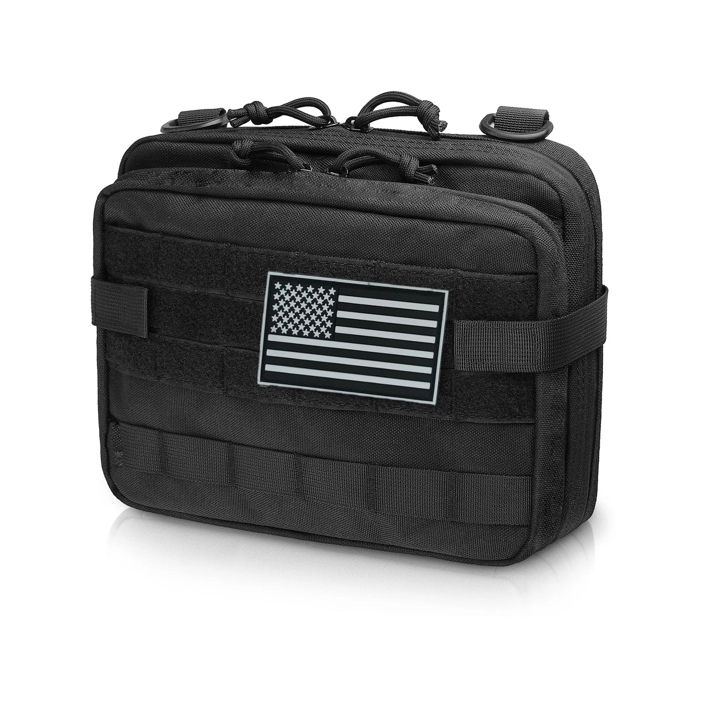 Tactical Admin Pouch MOLLE EDC EMT Utility Pouch Double Layer