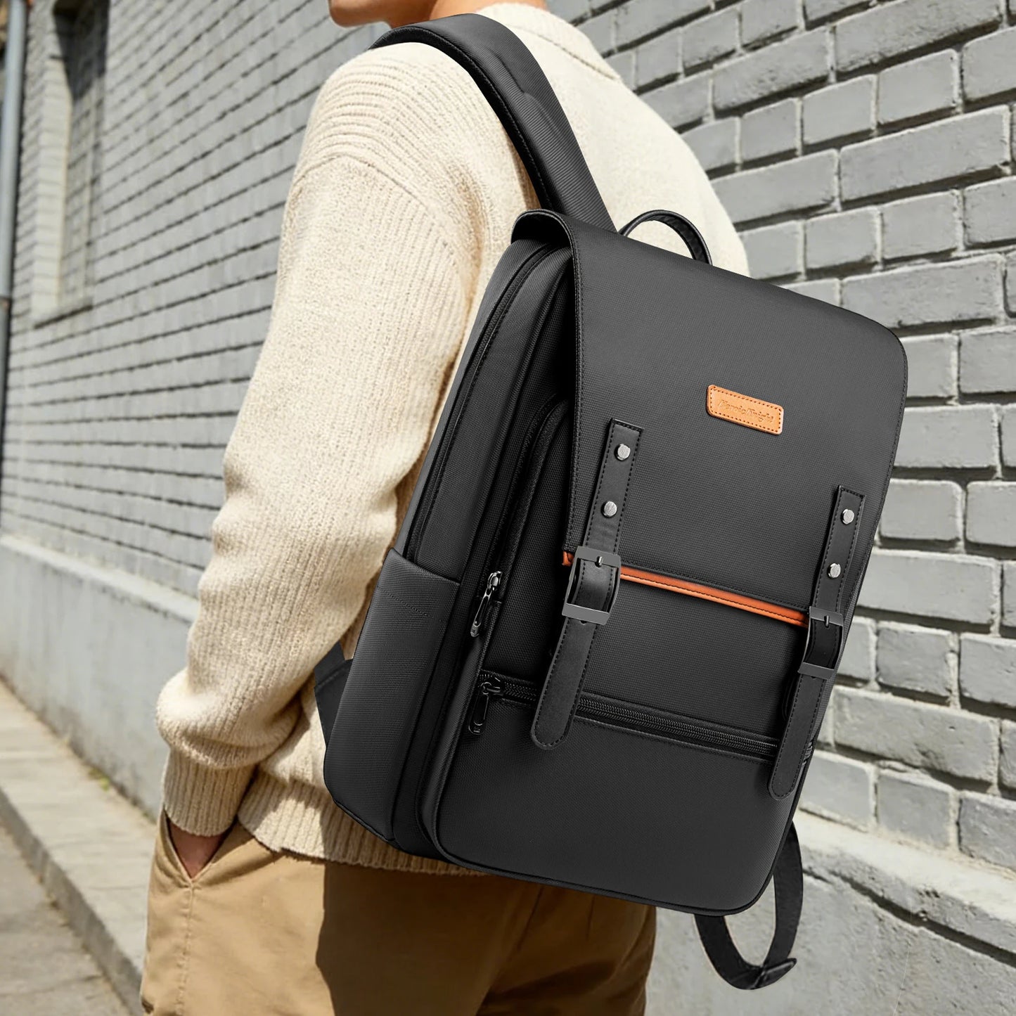 Waterproof Laptop Backpack for Men – 15.6 Inch Business Travel Bag