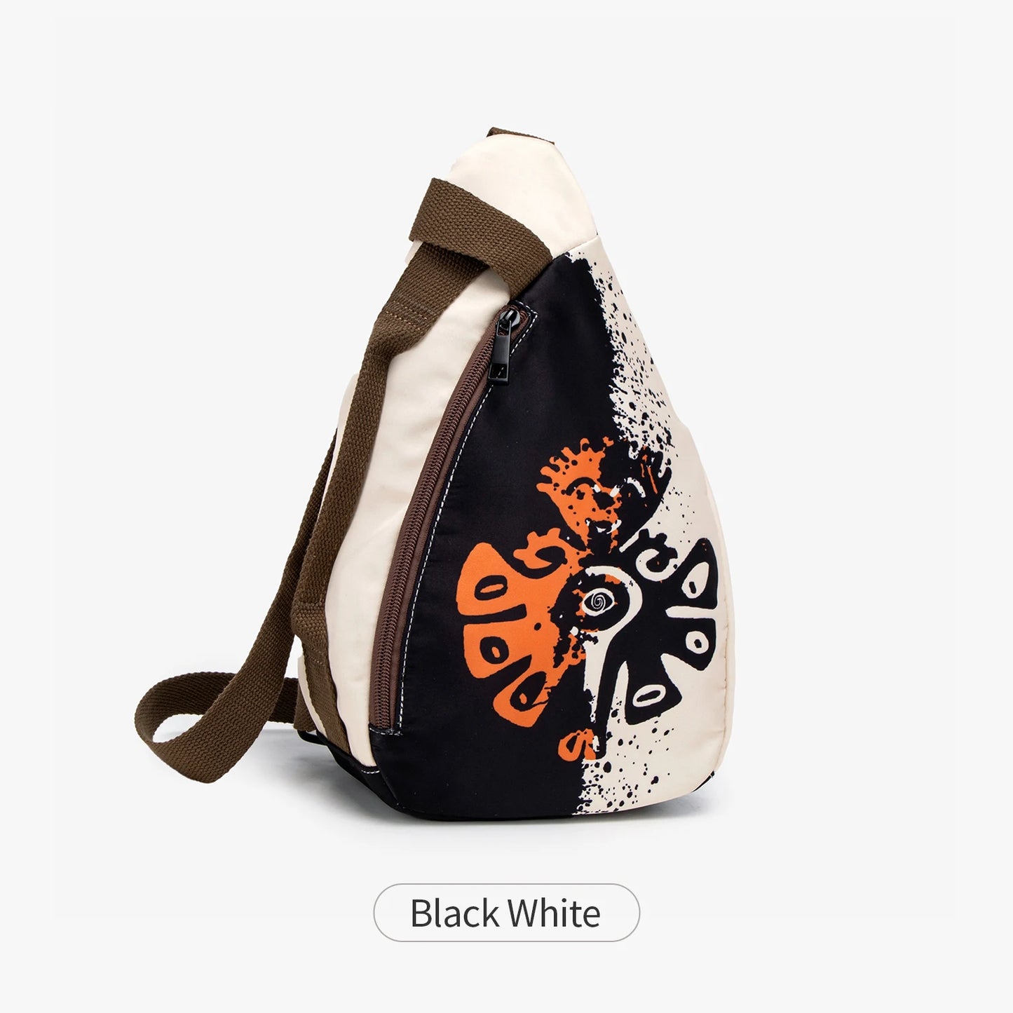 Nylon Chest Bag for Women – Large Capacity Sling Purse