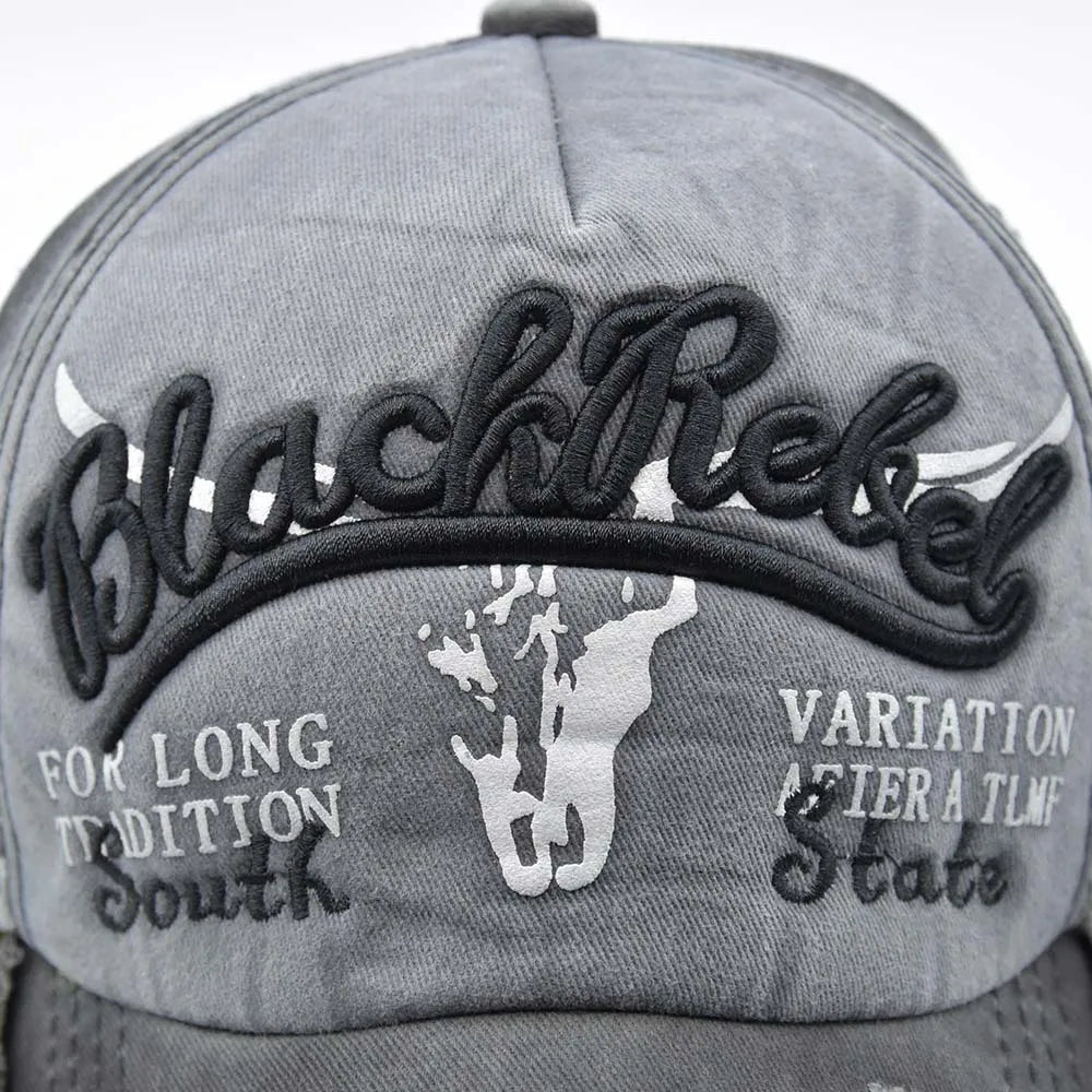 Snapback Baseball Cap – Vintage Distressed Hip Hop Hat Unisex