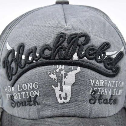 Snapback Baseball Cap – Vintage Distressed Hip Hop Hat Unisex
