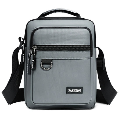 Men's Messenger Shoulder Bag – Lightweight Oxford Crossbody