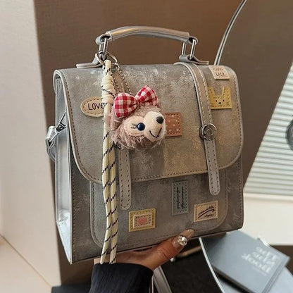 Cute Mini Backpack for Women – Korean Aesthetic Satchel Bag