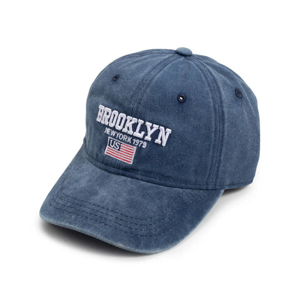 Brooklyn New York 1979 US Flag Embroidered Vintage Baseball Cap