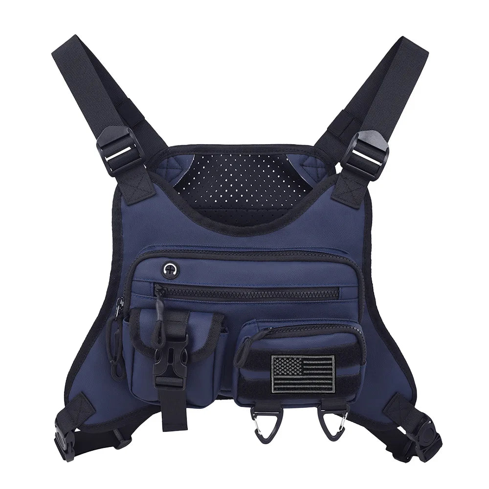 Tactical Chest Rig Vest Bag – Outdoor Running, Hiking & Hunting Pack