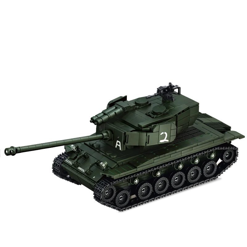 M26 Pershing Heavy Tank Building Blocks Set