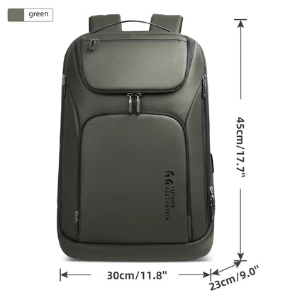 17-Inch Laptop Backpack for Men – Large Capacity Anti-Theft Travel & Business Weekender Bag