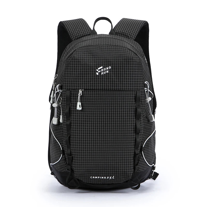 25L Hiking Backpack – Water-Resistant Nylon Camping Pack