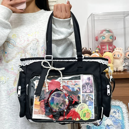 Transparent Ita Bag – Kawaii Crossbody Shoulder Tote