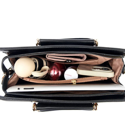 Large Leather Handbag for Women – Designer Tote & Shoulder Bag