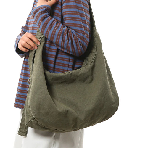 Canvas Crossbody Hobo Bag – Retro Large Capacity Shoulder Bag