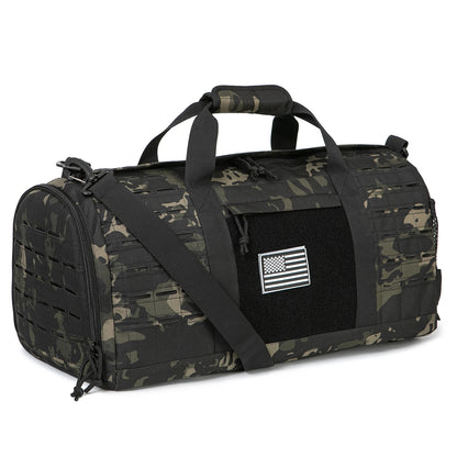 40L Tactical Duffel Bag – Military MOLLE Survival Gym & Travel