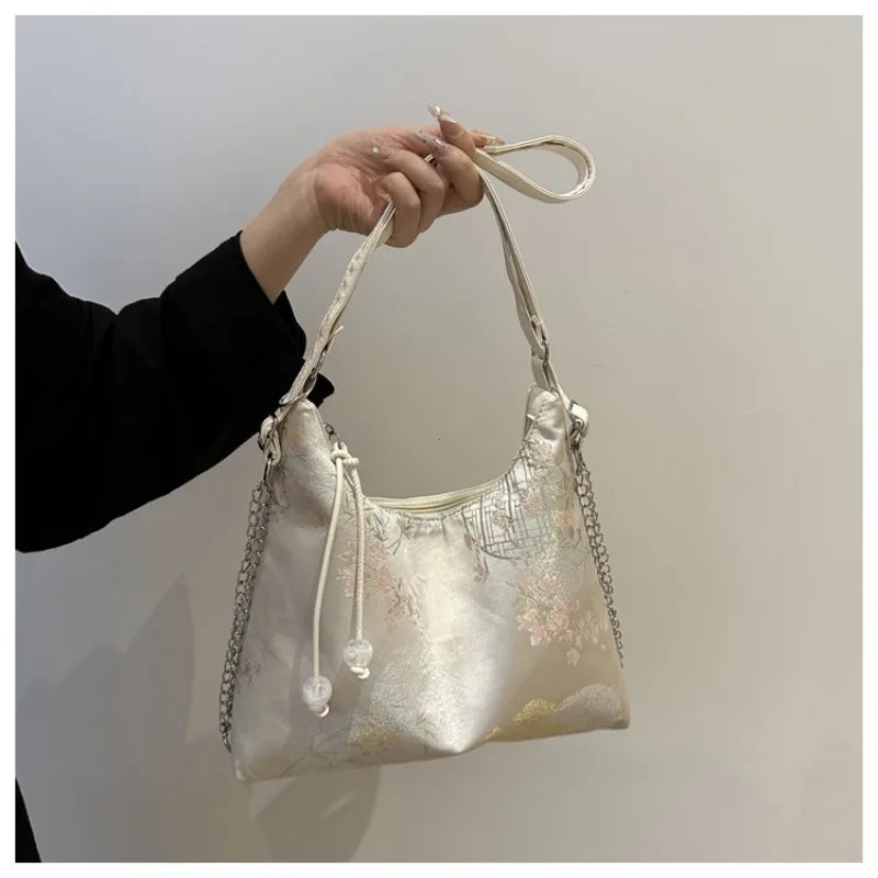 Embroidered Chinese Style Shoulder Bag for Women