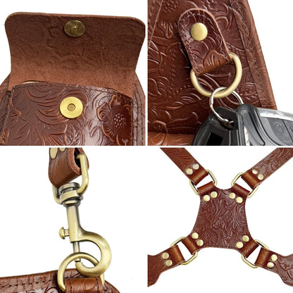 Genuine Leather Underarm Holster Bag – Men's Anti-Theft Shoulder Pack