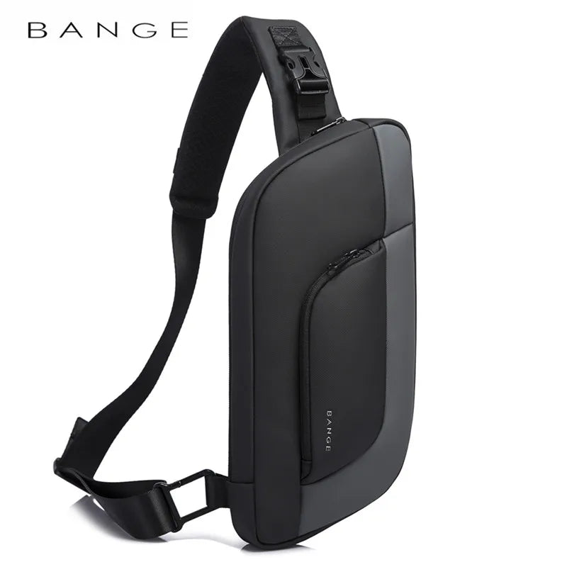 Bange Waterproof Chest Bag – Slim Multifunctional Sling Pack for Men