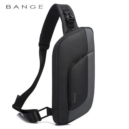 Bange Waterproof Chest Bag – Slim Multifunctional Sling Pack for Men