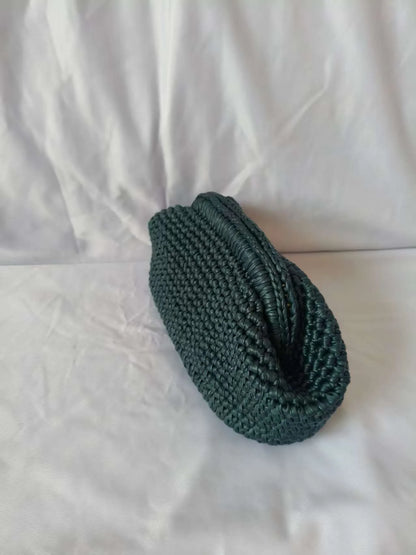 Handmade Crochet Clutch Bag – Woven Evening Purse