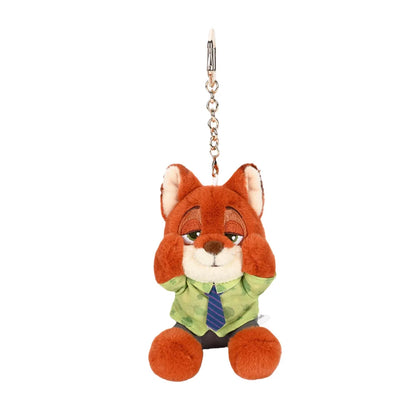 Zootopia Plush Keychain Doll – Cute Bag Charm Pendant
