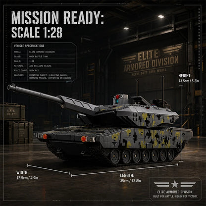 KF51 Panther Military Tank Building Blocks Set – 2235pcs MOC