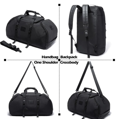 Bange Gym Duffel Bag with Shoe Compartment – 40L Foldable