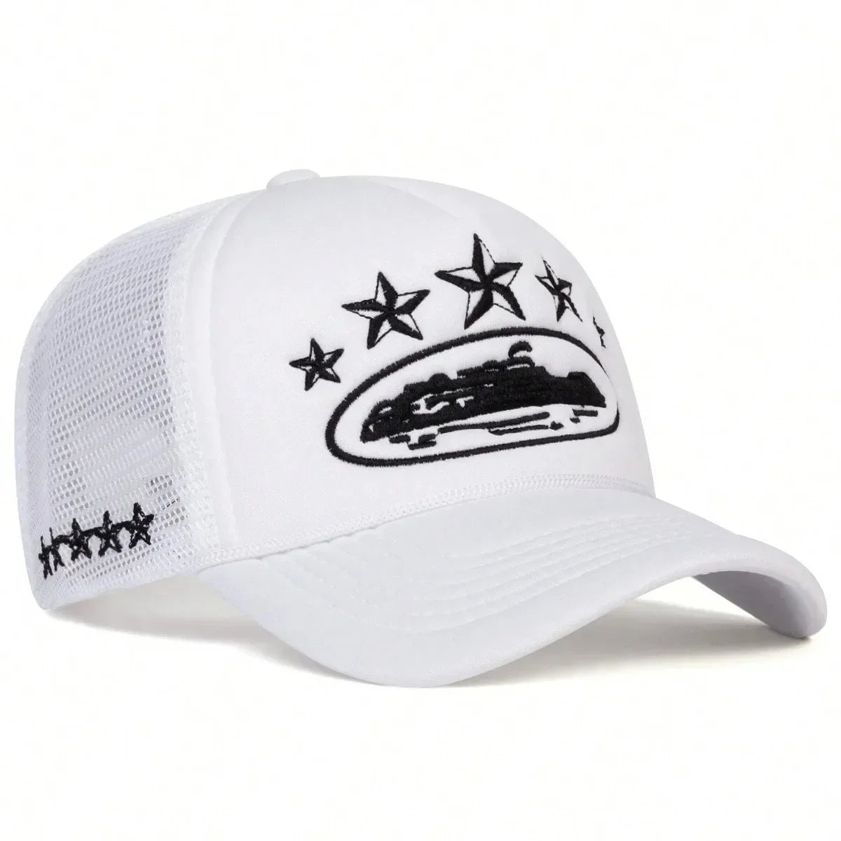 Unisex Men Women Cap Pentagram Embroidery Baseball Net Caps Spring Summer Outdoor Adjustable Casual