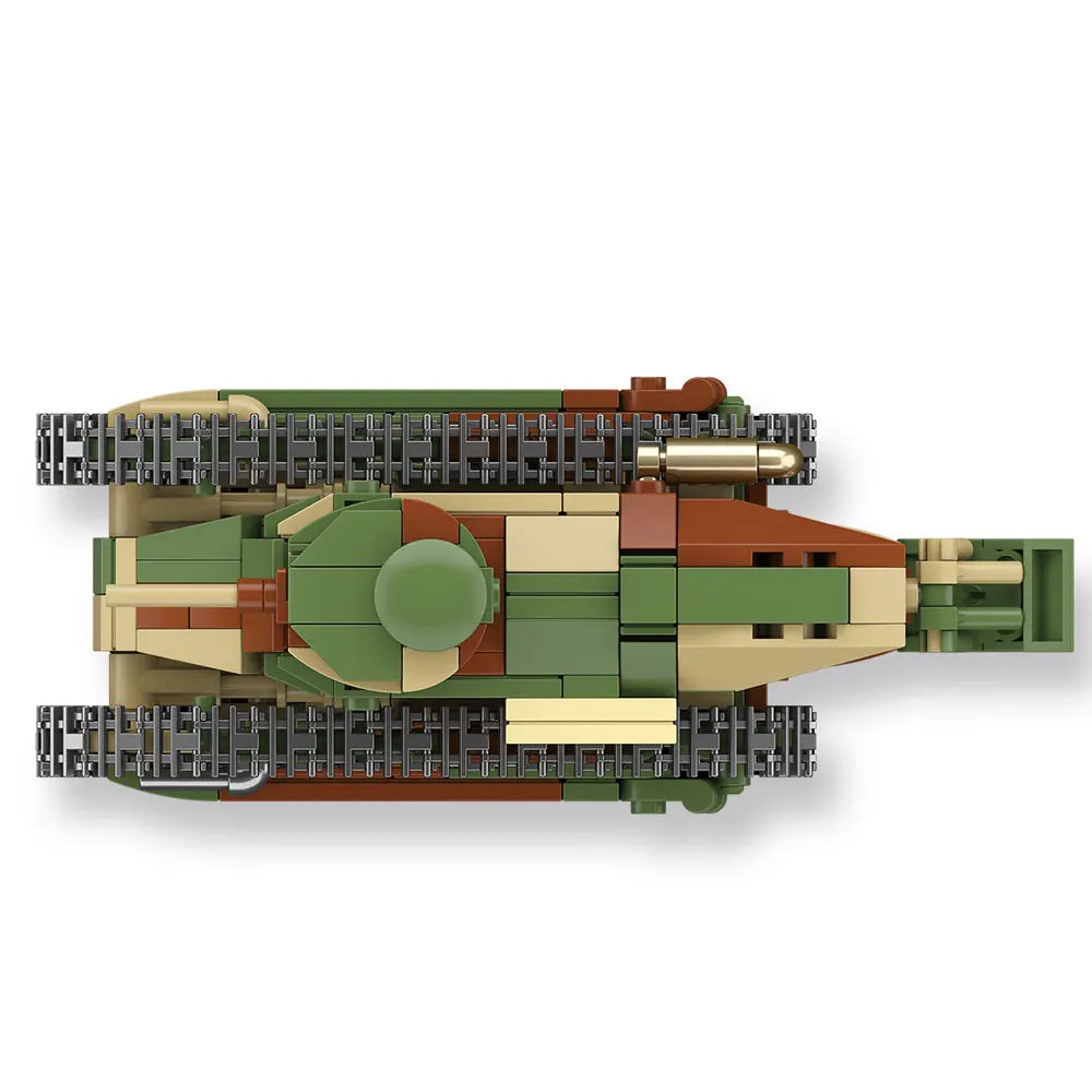 Renault FT WWI Tank Building Blocks Set – Military Brick Model