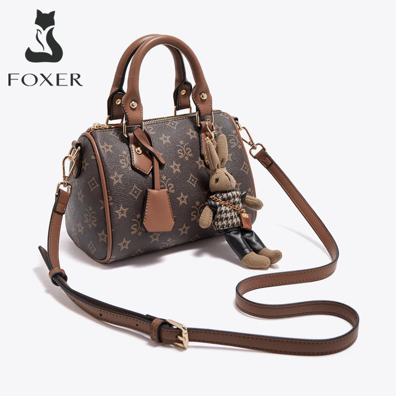 Foxer Vintage Women S Shoulder Handbag Large Pillow Bag Female Crossbody Daily Commute Use