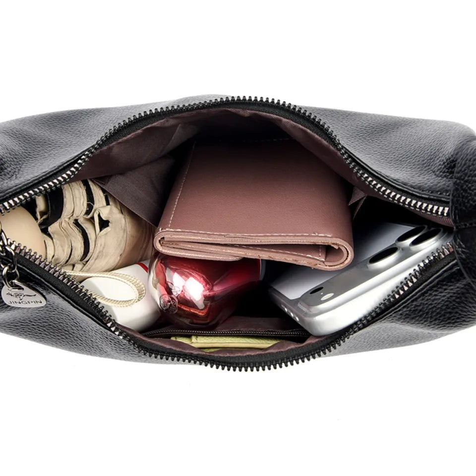 Women's PU Leather Hobo Shoulder Bag – Soft Crossbody Purse