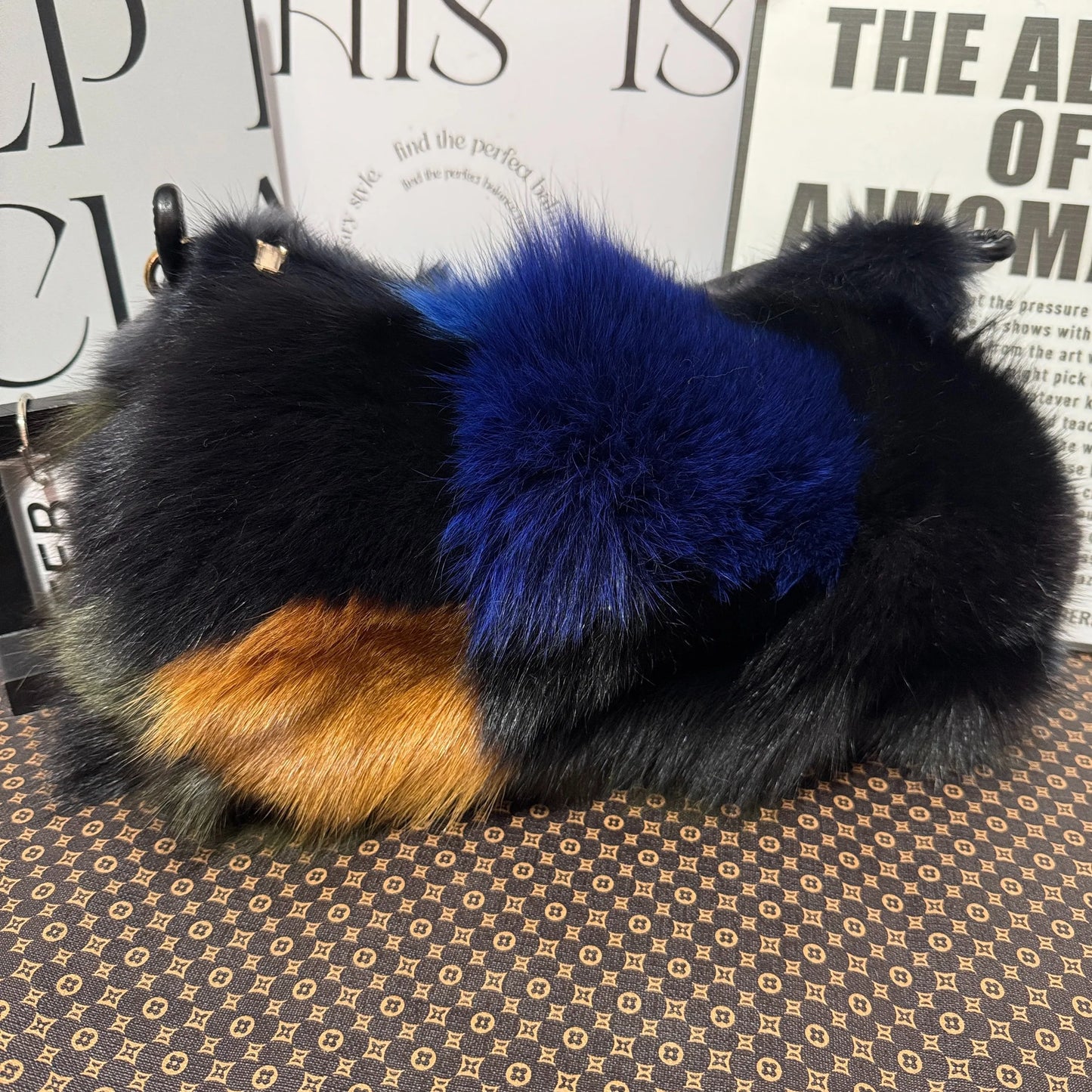Faux Fur Shoulder Bag — Luxury Tote & Clutch Purse for Women