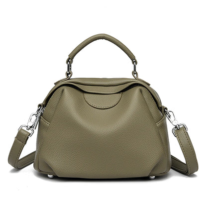 Soft PU Leather Tote Bag – Women's Large Capacity Shoulder Handbag