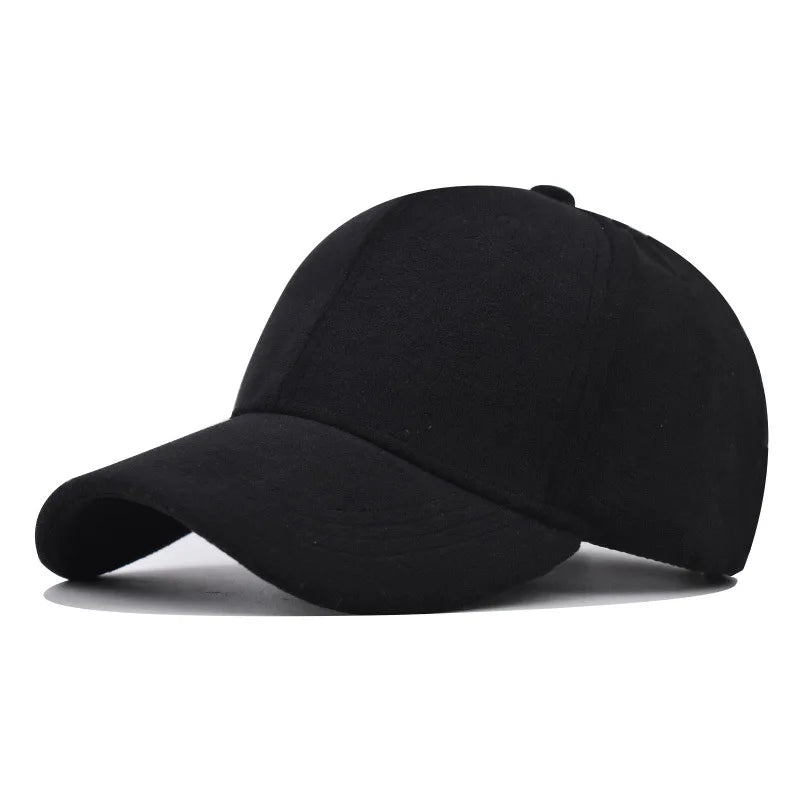 Suede Baseball Cap – Unisex Snapback Hat for Men & Women