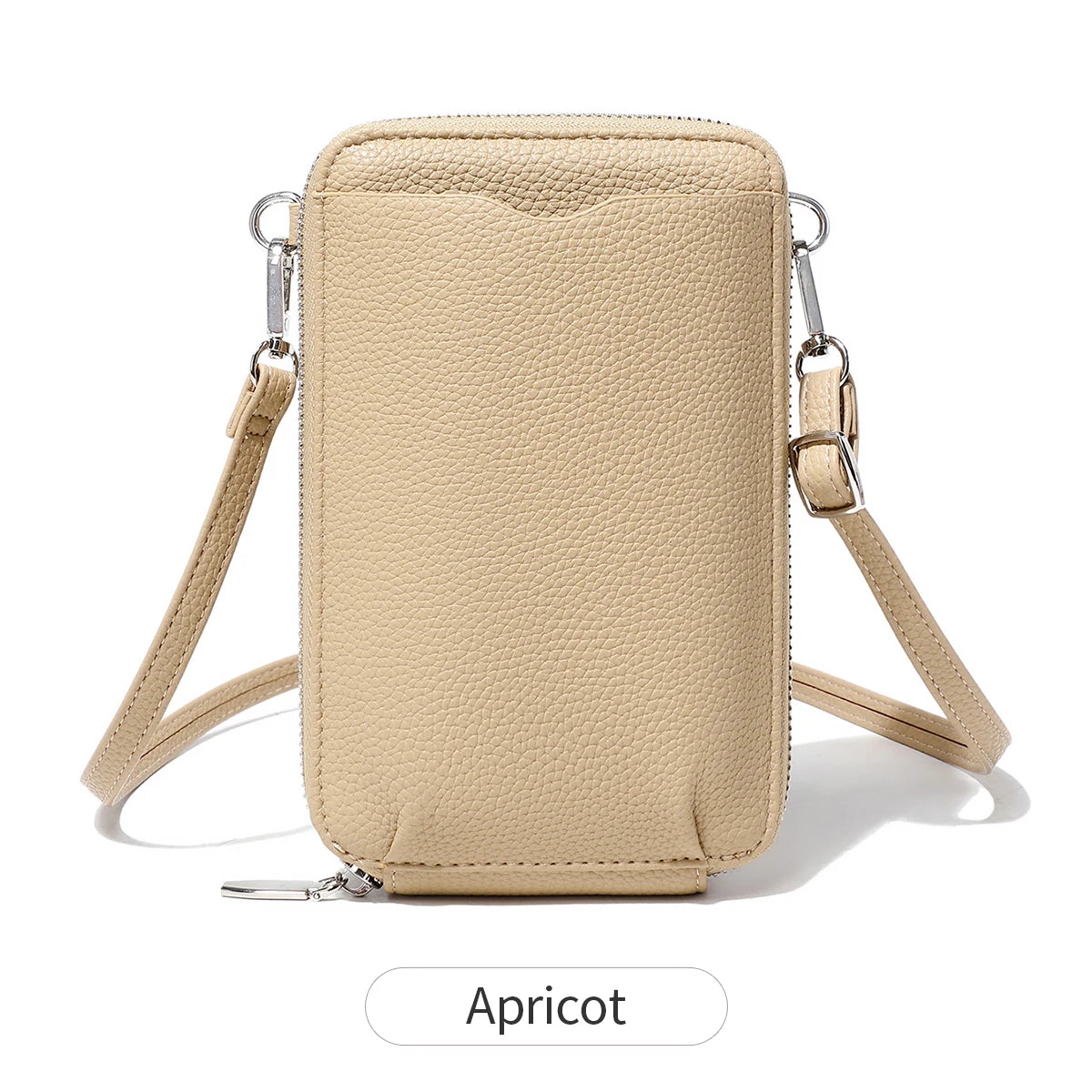 Women's Crossbody Phone Bag & Wallet – PU Leather Shoulder Purse
