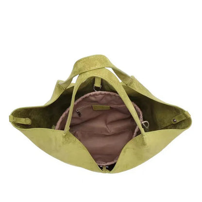 Frosted Tote Bag – Women's Foldable 2-in-1 Shoulder Bag